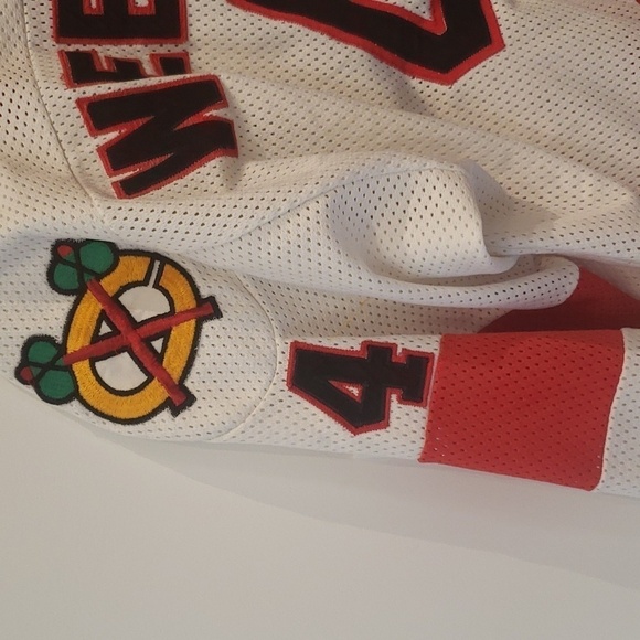 Trimark Jersey Chicago Black Hawks #4 Weesco Youth Large Men's Large - Picture 7 of 12